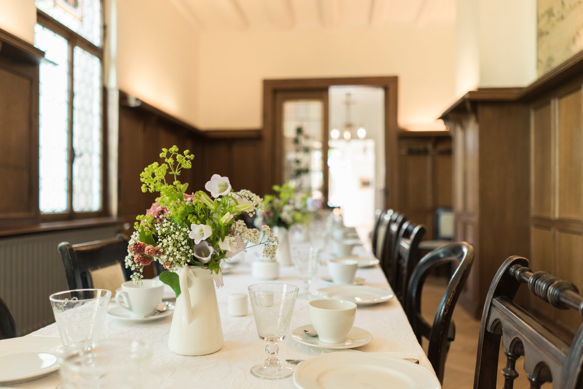 Der separate Veranstaltungsraum nahe des Frühstücksraums von Julias Gutshotel & Events. Der separate Veranstaltungsraum nahe des Frühstücksraums von Julias Gutshotel & Events.